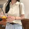 T-shirt Women's V-neck Pullover Half Sleeve Top Fashionable Age Reducing Loose Short Sleeve T-shirt Spring/Summer
