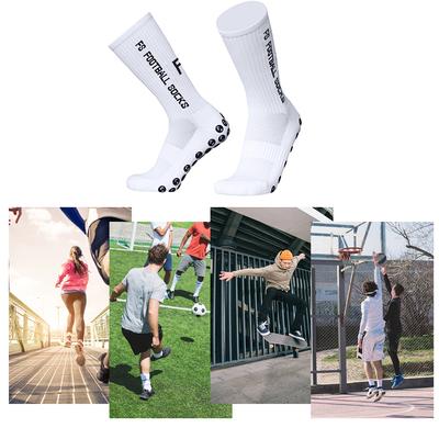 3 Pairs Outdoor Sports Running Socks Stretch Socks Athletic Football Soccer Socks Anti Slip Socks