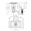 RV Storage Lock with Key Metal Easy Installation Enhanced Security Strong Protection for RV Travel Trailer Cargo Van