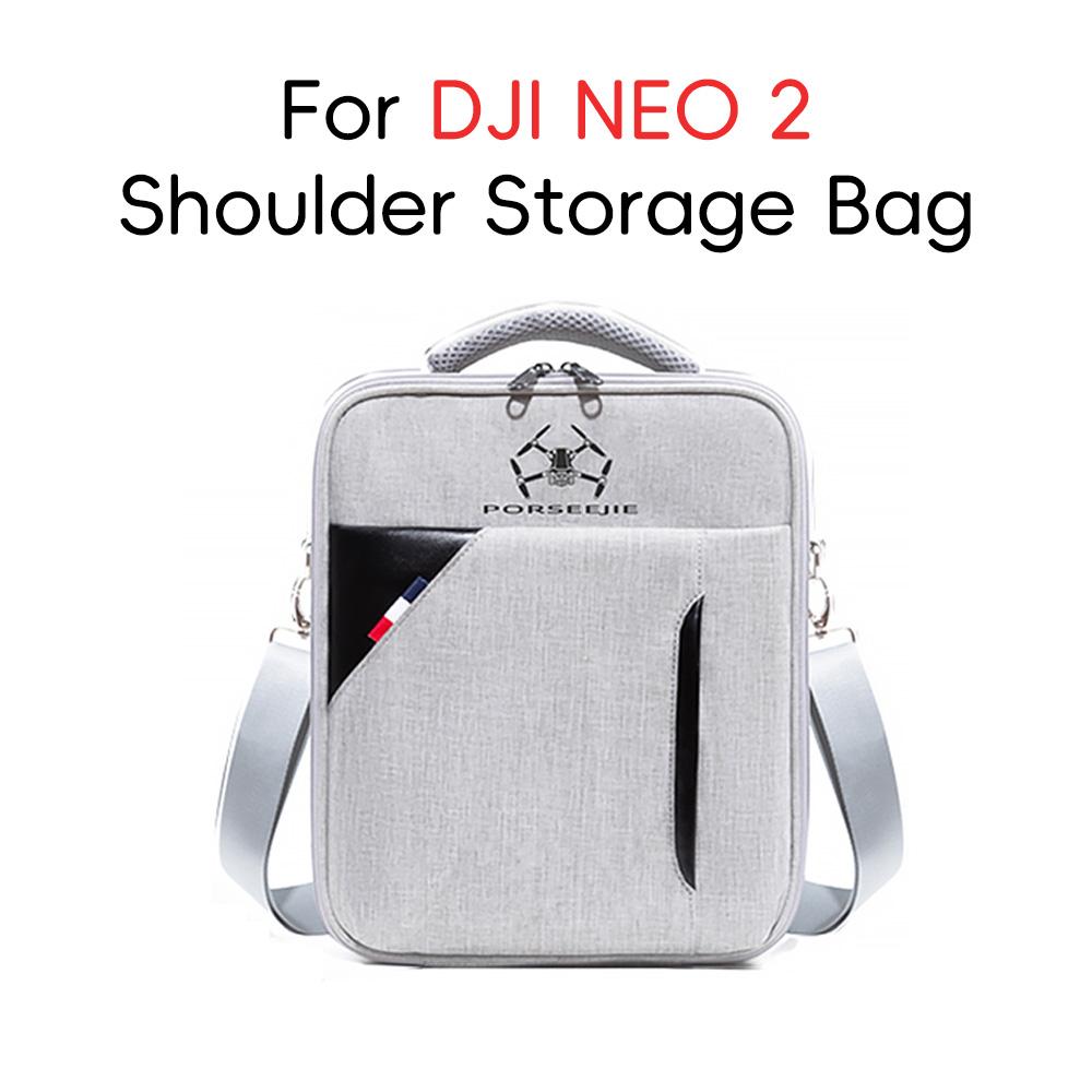 Shoulder Storage Bag For DJI Neo 2 Nylon Portable Carrying Case Travel Outdoors Handbag For DJI Neo 2 Drones Accessories