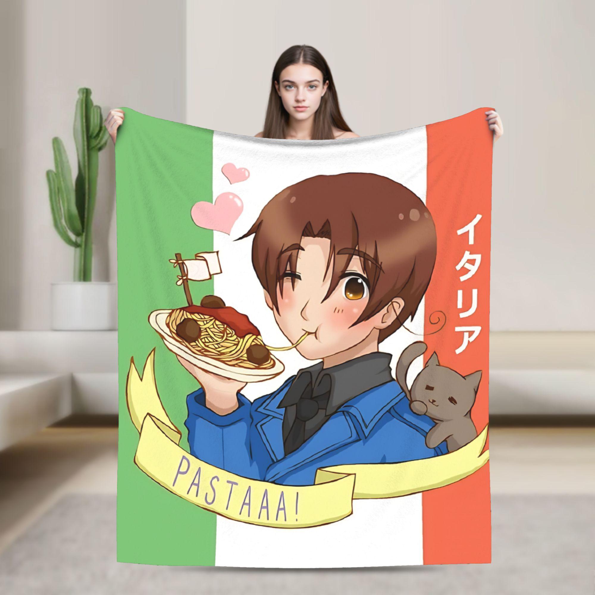 

Hetalia Anime Cute Blanket Flannel Winter Multifunction Soft Throw Blanket for Home Car Quilt 100x150cm