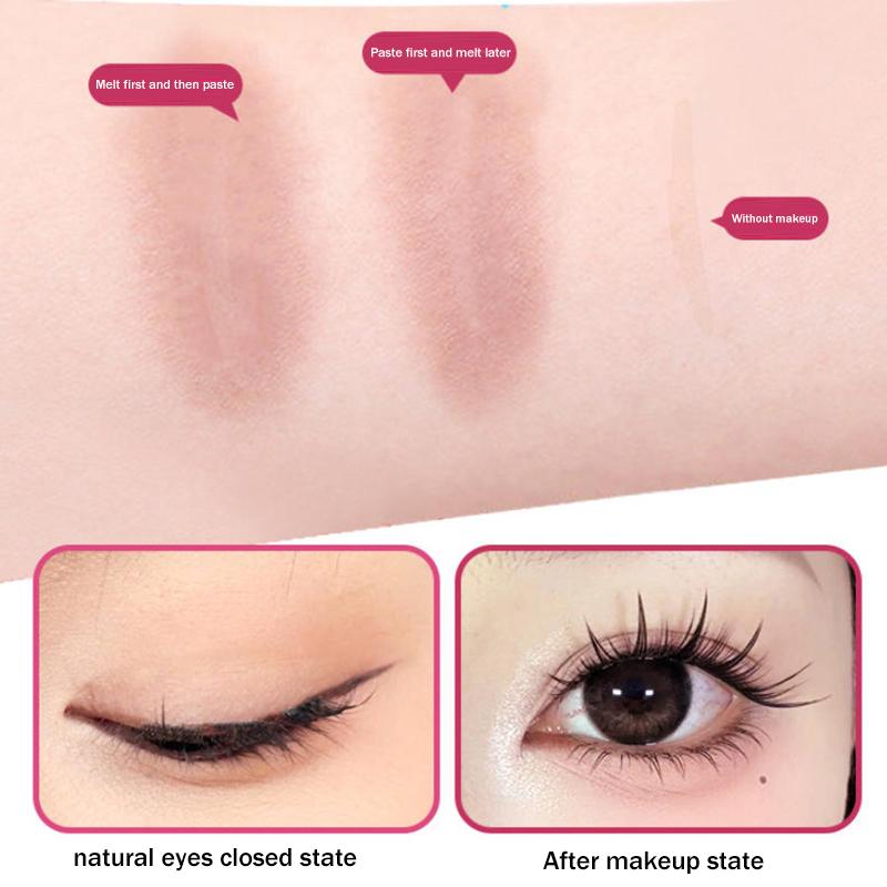 3D Support Invisible Double Eyelid Tape Self-Adhesive Transparent Eyelid Stickers Waterproof Fiber Stickers Eyelid Lift Strips