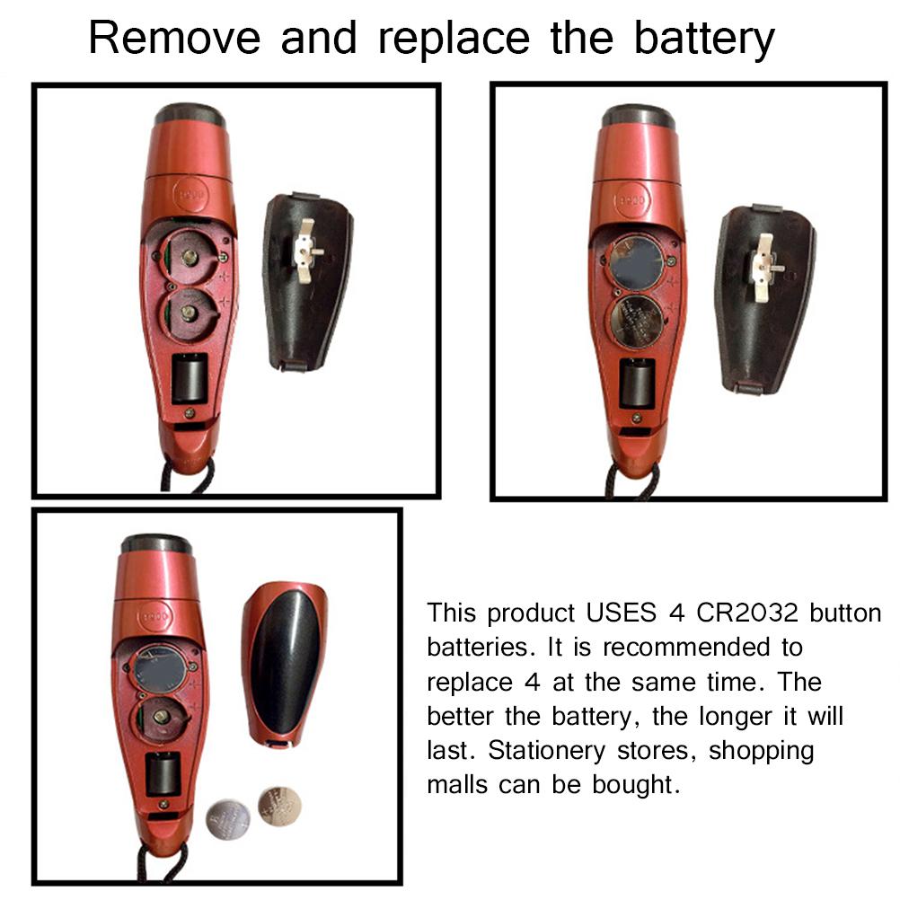 Professional Three Tone Electronic Whistle Referee Plastic Whistle for Outdoor Survival Sport