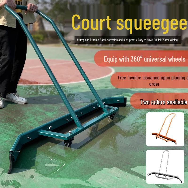 Gaia Sports Multi-Surface Court Squeegee for Basketball, Tennis, and Water Removal