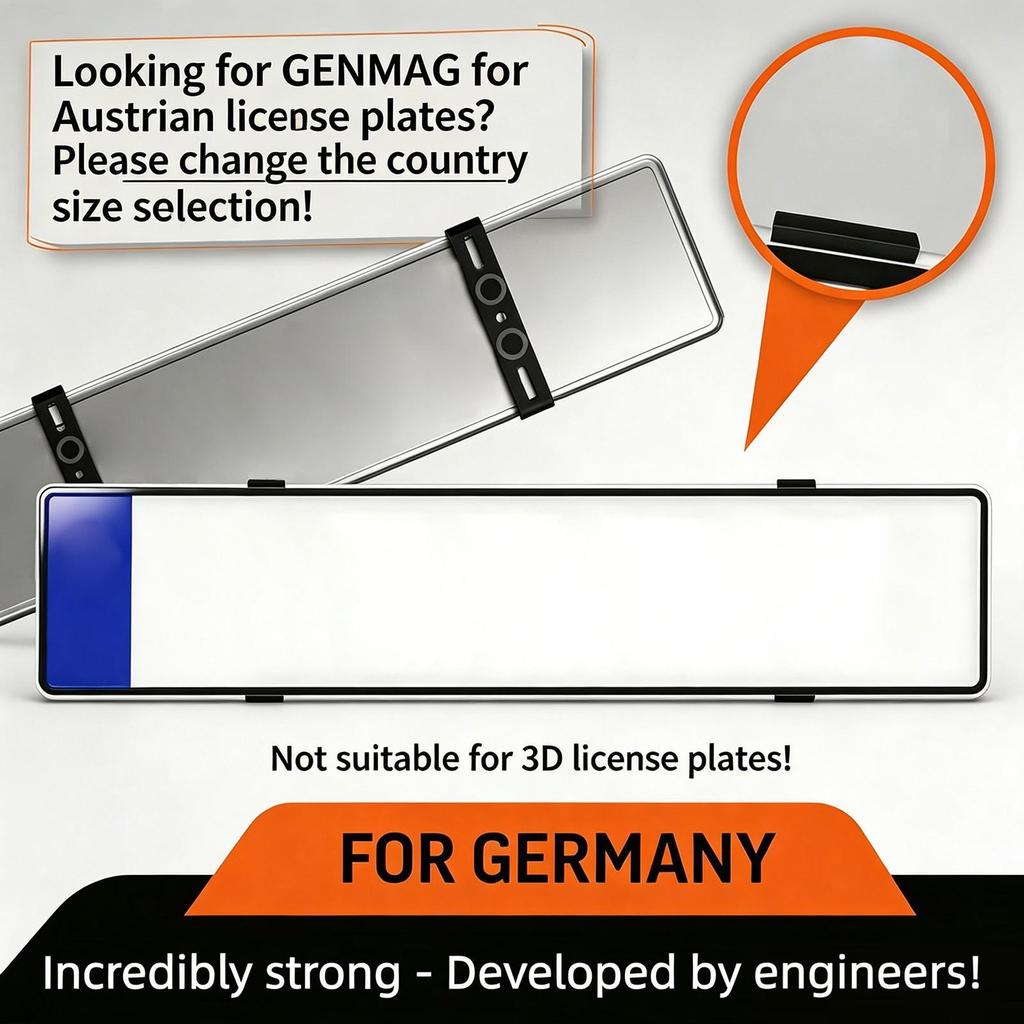 License Plate Holder Universal Frameless Quick Release Automotive Rear License Plate Frame for Truck RV SUV Sedan Automotive License Plate Covers