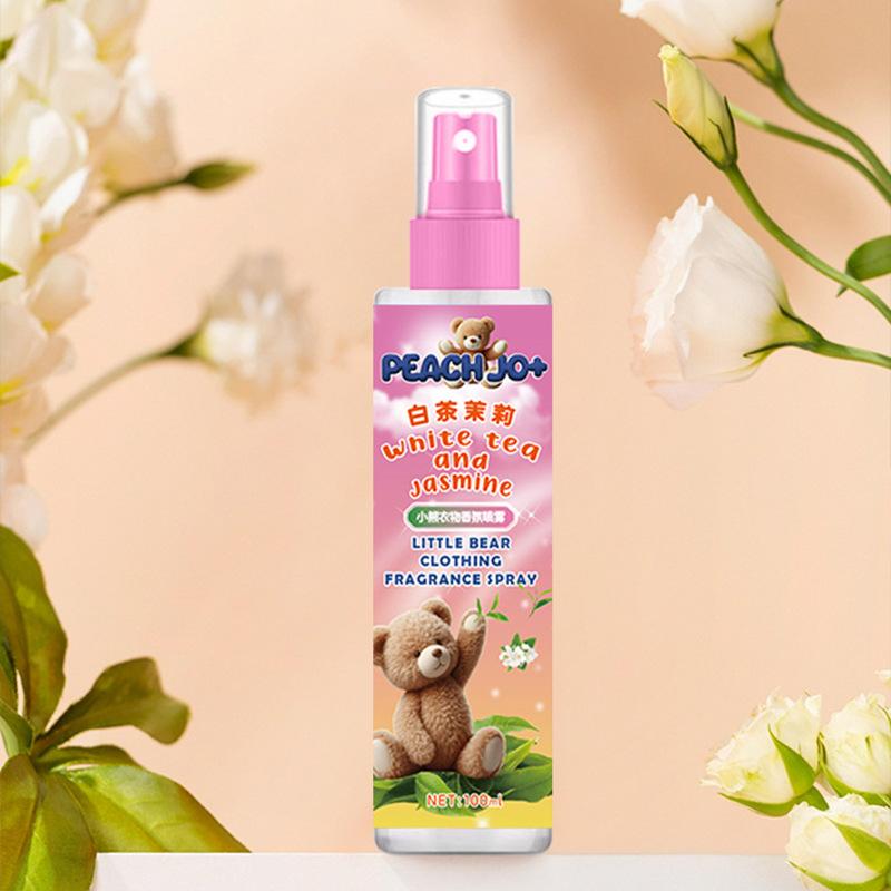 

Детский парфюмерный спрей Little Bear Мыло для одежды Аромат Свежий и теплый цветочный аромат Аромат для одежды Дезодорирующий и легкий аромат White Tea Jasmine