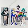 23cm Anime Sailor Moon Meiou Setsuna Figure GLITTER&GLAMOURS Kaiou Michiru Tenoh Haruka Tomoe aru PVC Model Toys Kids Gifts