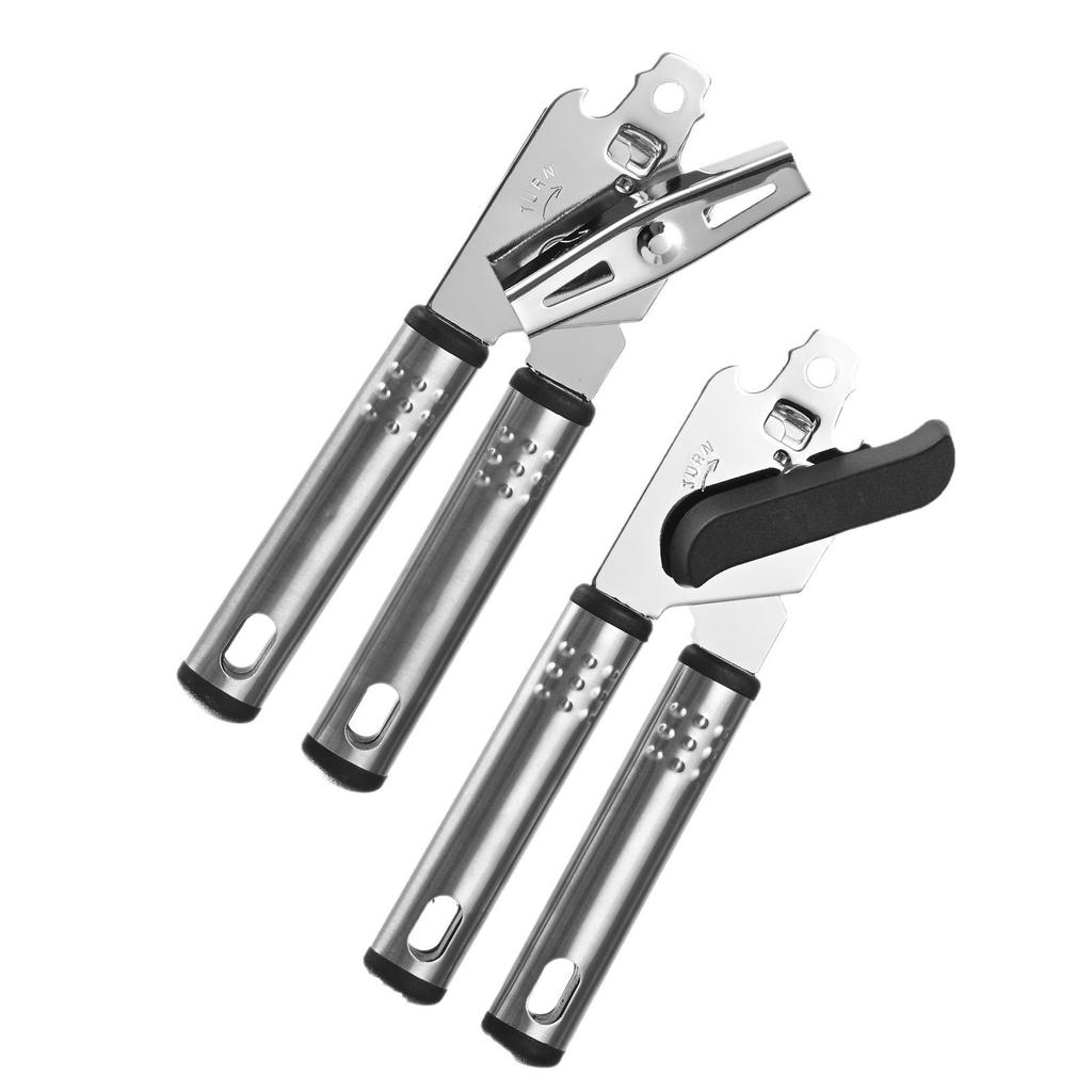 Stainless Steel Can Opener with Anti-slip Handle, Multi-functional Can Knife for Household Use