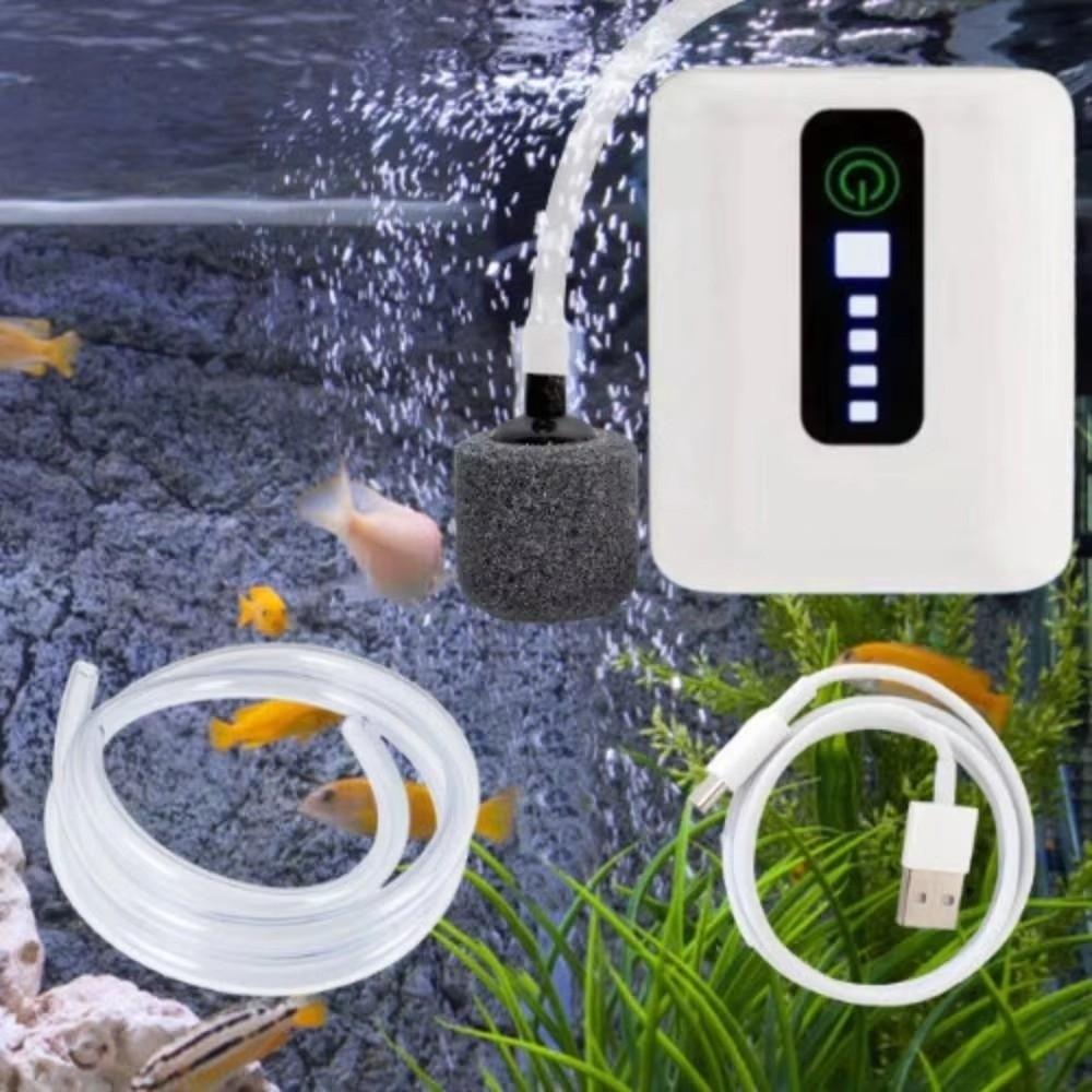 Waterproof Aquarium Oxygen Pump Ultra Silent Fishing Oxygen Pump USB Oxygen Pump  Outdoor Fishing