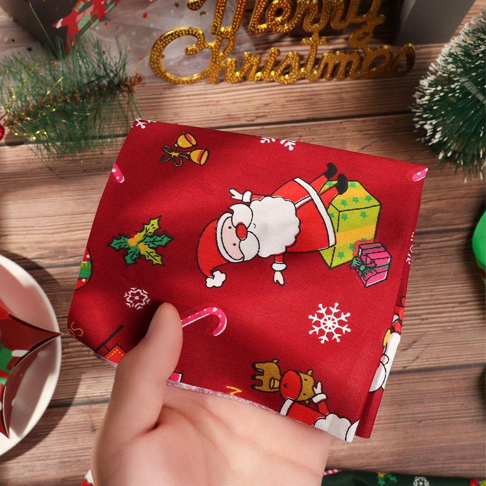 Printing Patchwork Crafts Christmas Series Printed DIY Cloth Cotton Fabric Sewing Making Materials
