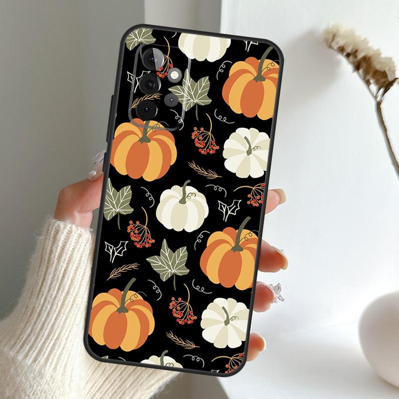 Autumn Leaves Fall Pumpkin Halloween Case For Samsung Galaxy A55 A15 A35 A56 A06 A16 A26 A36 A32 A52 A13 A33 A53 A14 A34 A54 A17