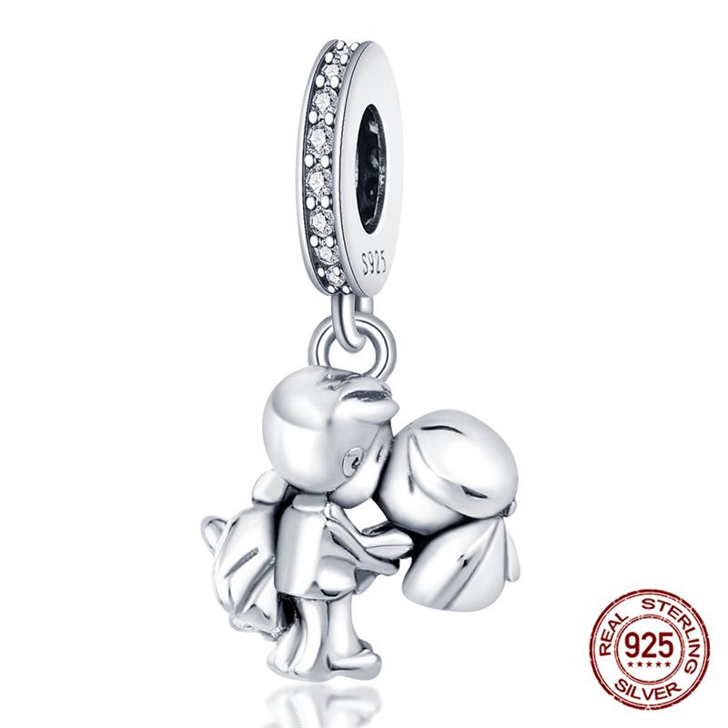 Marvel Disney Snow White Tree Elf Mickey 925 Silver Charms for DIY Jewelry Making Women Gift Bracelet