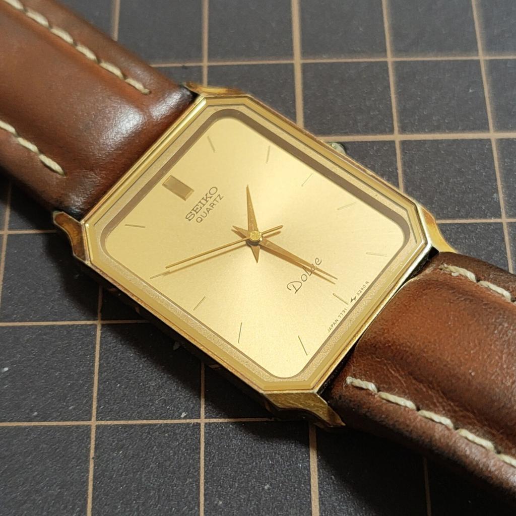 SEIKO Dolce Quartz Gold Model Watch Management K26 [Working Condition] [7731-5210] Dial [Operating Condition Good] Men's
