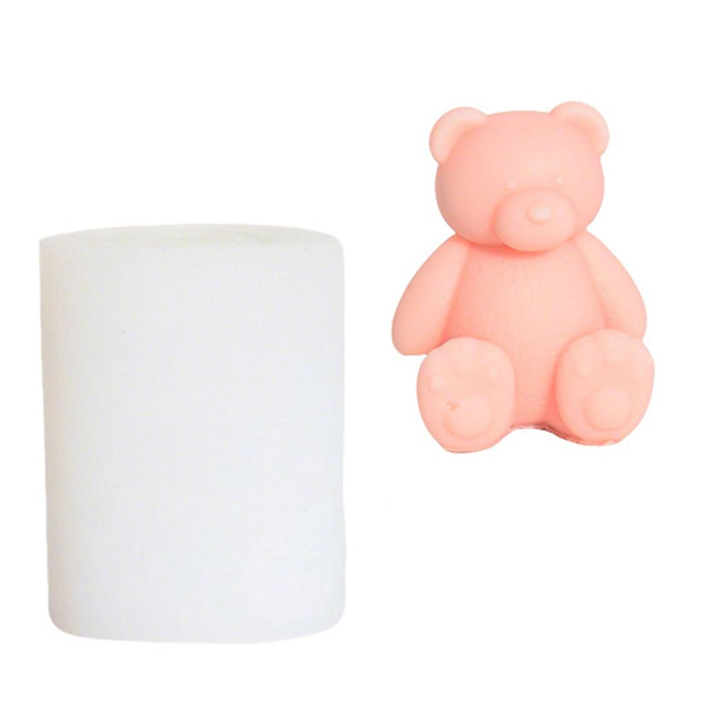 Silikon Bärenform Duftkerzenform Für Heimdekorationen Bastelprojekte Und Künstlerische Kreation Mit Feinem Detail