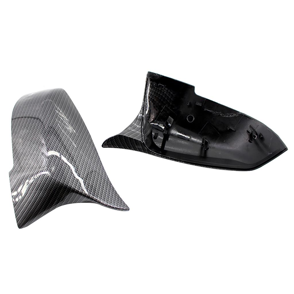 Car Rearview Mirror Shells Side Wing Mirror Cover Cap Carbon Fiber Style Pair Replacement For BMW F32 F30 F31 F33 F36