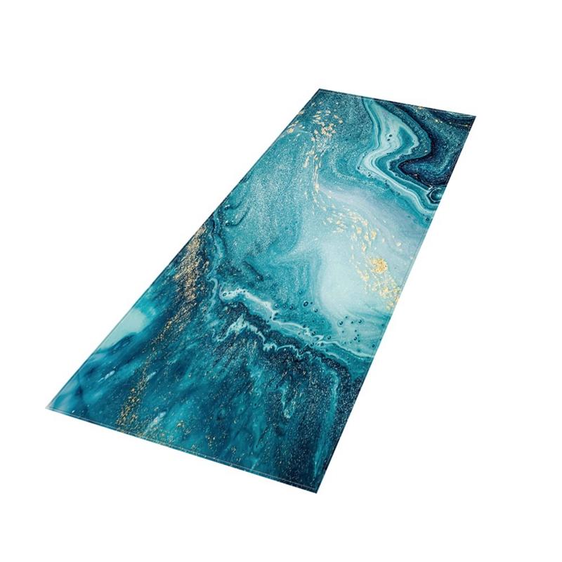 Area Rug Marble Pattern for Entry Way Living Room Hallways Modern Doormat