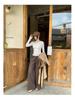 Petite Korean Halter Neck Off-Shoulder Long Sleeve Women's Shirt, Autumn Winter 2025 Collection