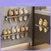Creative Wall Mount Shoe Rack With Nonpiercing Adhesive For Bathroom Storage