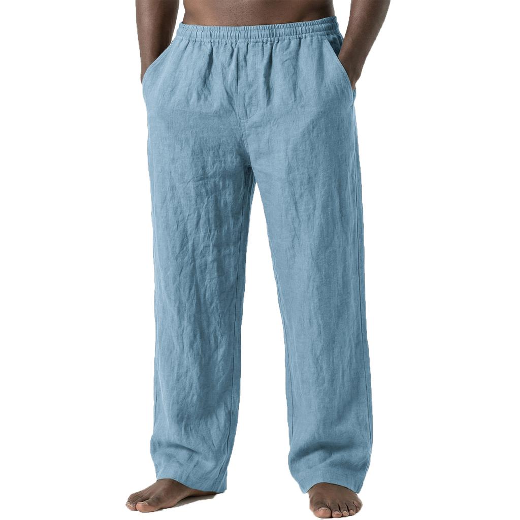 Men's Relaxed-Fit Stretch Waist Straight-Leg Pants