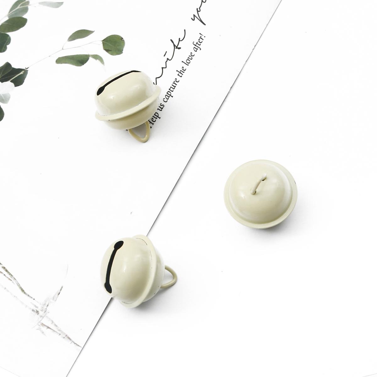 

10 шт. богатые и красочные железные колокольчики, подвески, рождественские колокольчики, бусины, украшения для вечеринки, подвески, поделки, аксессуары ручной работы слоновая кость