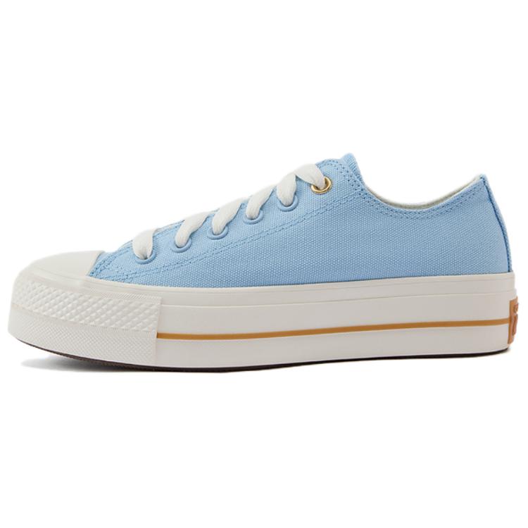 Converse CHUCK TAYLOR Comfortable and versatile Durable Low-top Canvas Shoes for women in blue