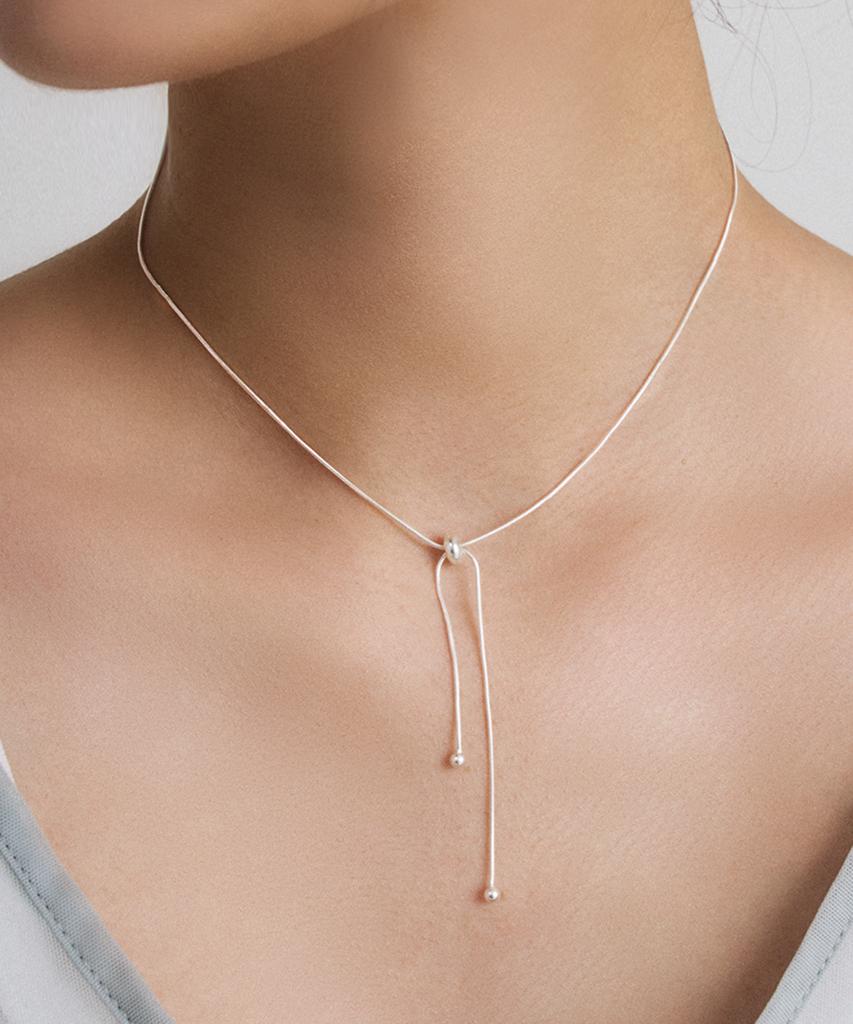 Tou 177 Tie A Knot Necklace