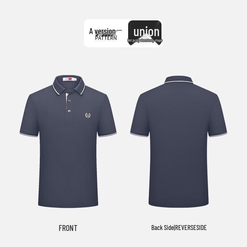 Goldlion Men's Silk Blend Breathable Polo Shirt