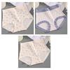 3 Pack High Waist Women Printing Underwear Stretchy Modal Panties Breathable Comfortable Soft Ladies Briefs Plus Size Fit 40kg To 100kg