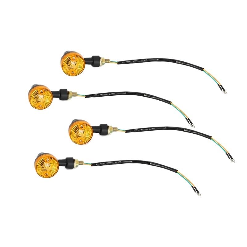 Motorcycle Direction Indicator 4 X Indicator 6V Turn Signal Lamp Amber Motorcycle Turn Signal Light 6 Volt Turn Signal Motorcycle