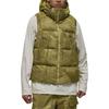 Y-3 Tie-Dye Pattern Hooded Sleeveless Vest Men Vests Olive IP7940