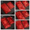 Festive Wedding Red Envelopes Cartoon New Year Money Red Envelope Red Envelope for 6pcs Party Gifts