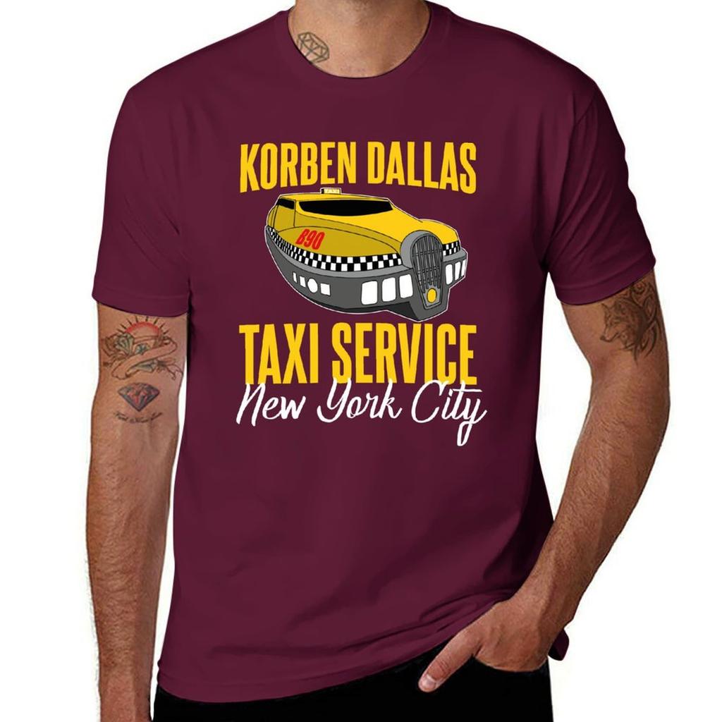 Korben Dallas Taxi Service TShirt Quick Drying Korean Fashion Unisex Graphic T Shirts