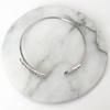 Korean-Style Angel Wings Rhinestone Bangle Bracelet