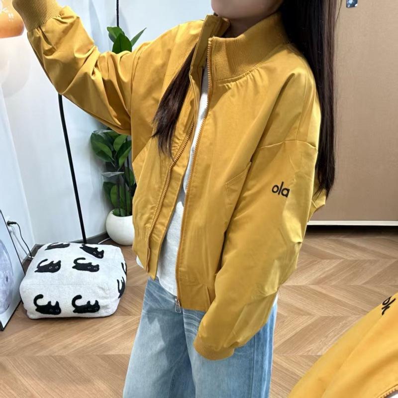 Женская американская ретро-корейская бейсбольная куртка с воротником-стойкой - Коллекция Осень 2025 L (105-120 jin)