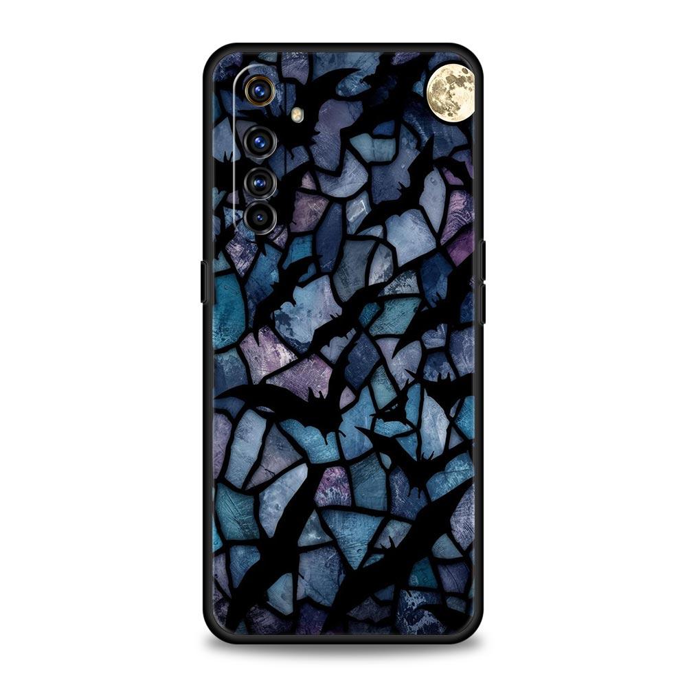 Goth Vampire Bat animal Phone Case For Realme 13 12 10 9 8 7 GT3 GT5 GT2 Pro Plus 5G C21 C25 C35 GT Neo 2 3 3T 5 Cover