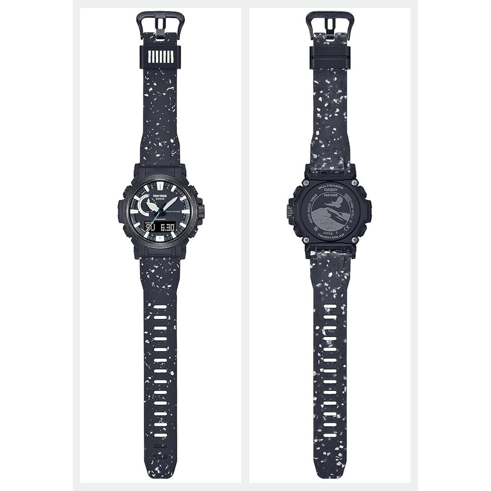 Casio Pro Trek Climber Line Solar Radio Men's Watch Biomass Plastic Black PRW-61NJ-1JR