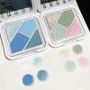 Portable Reverse World Čtyřbarevná paleta očních stínů Spice Girl Pink Summer Blue Green Pocket Eyeshadow