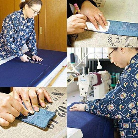 Stylish Scandinavian-style tea cozyteapot cover, red, Earl Grey, crafted by artisans Sachiko and Akiko Kawashima, made in Japan with 100% cotton