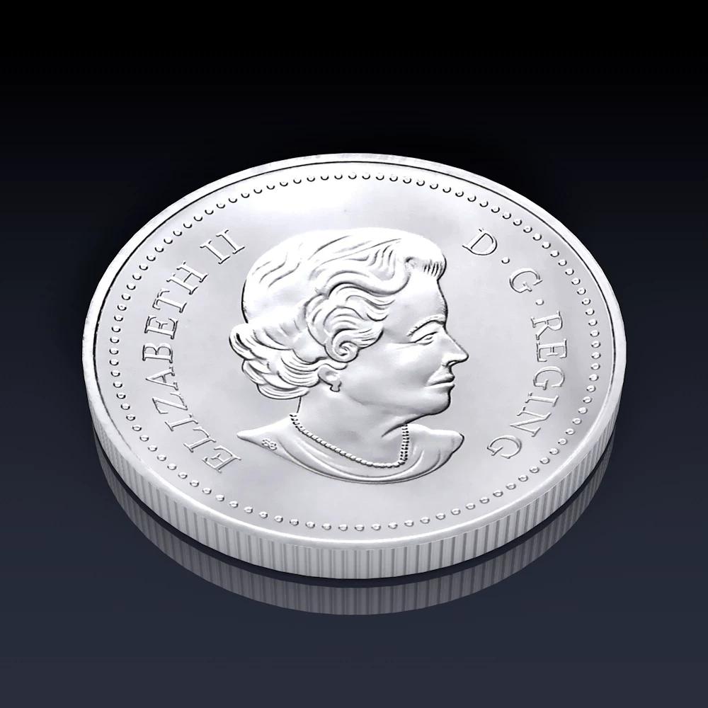 Christmas Snowman Colored Coin Elizabeth Commemorative Medal Silver Coin Christmas Eve Small Gift Tooth Fairy Colored Silver Coin