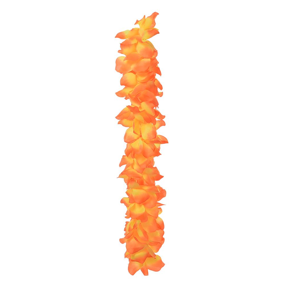 Hawaiian Leis Simulated Silk Flower Leis Dance Party Fancy Dress Garland 8 Color