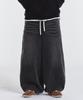 Gicheol Denim Sweat Balloon Pants (Washed Black)