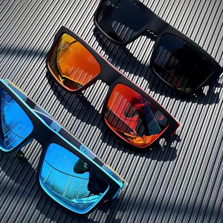 1/2Pack Fashion Rectangle Sunglasses Men Women Vintage Designer Sport Sun Glasses UV Protection