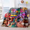 Customizable K-KAROL-G flannel blankets, perfect for autumn warmth, suitable for children and adults, and stylish K-POP shawls