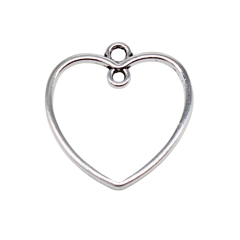 Irregular Oval Frame Connectors Moon Hammered Texture Links For Earring Making
