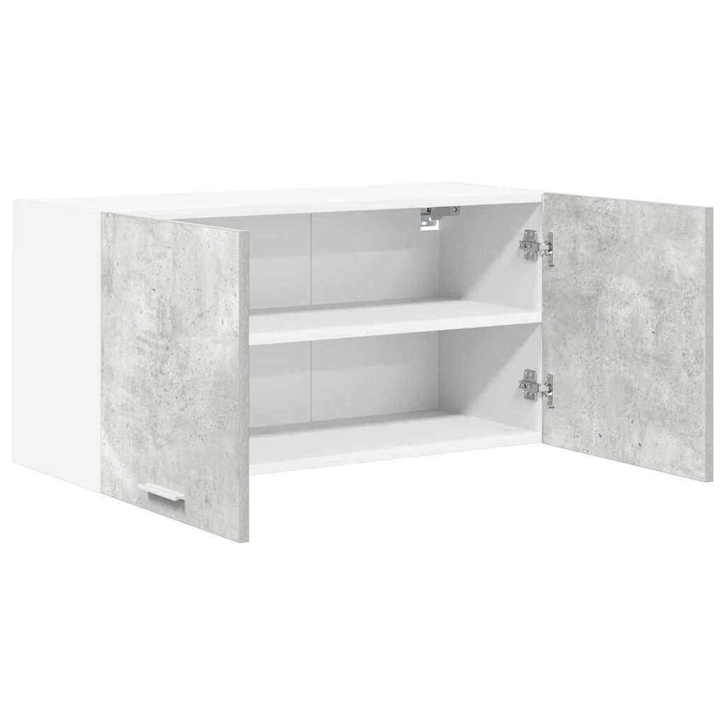 Wall Cabinet Concrete Grey 80 x 31 x 40 cm Engineered Wood