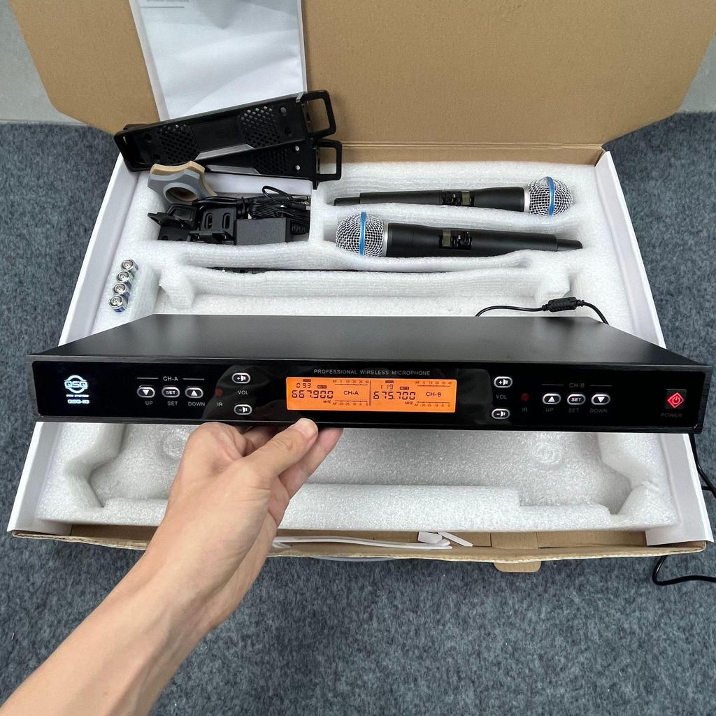 High-End Wireless U-Band Infrarot Dual-Mikrofon-Set für Bühne und Konferenz