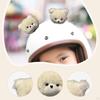 1 Pair Helmet Decorations Attachment Easy To Install Universal Fun Lovely Ornaments Decor