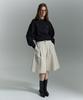 OIOI COLLECTION One-Pleat Bermuda Pants [Cream]