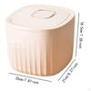 Cereal Bucket, Rice Container, 5 kg Storage Organizer Can Airtight Flour Dispenser Sealed Bin for
