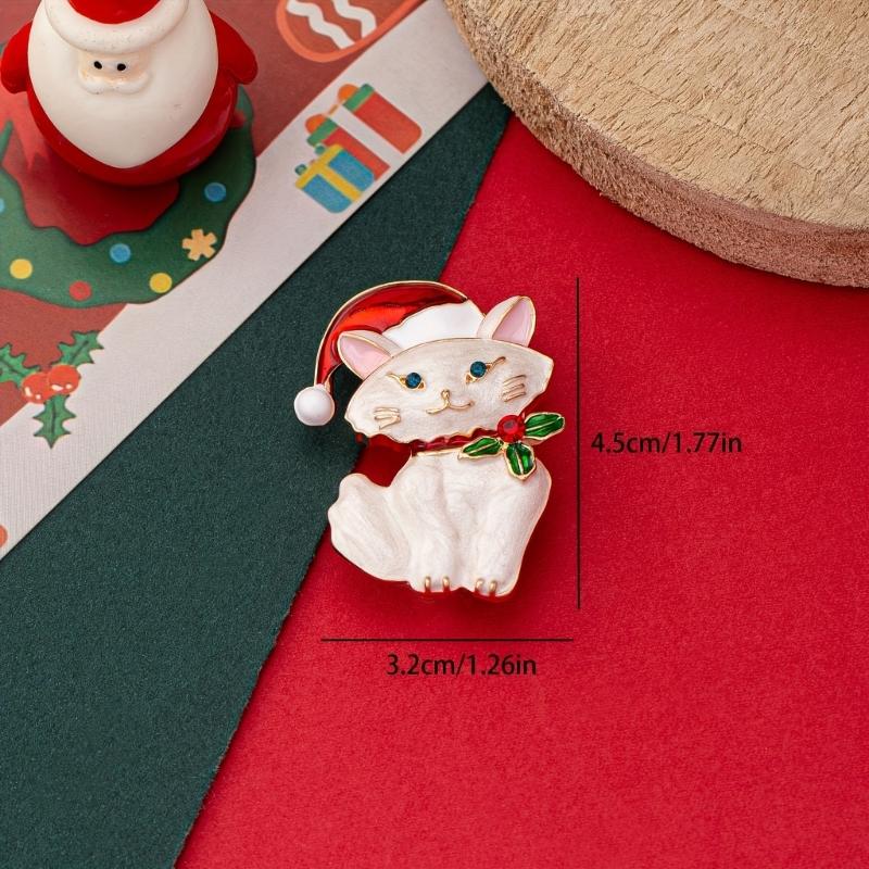 Delicate Enameled Cats Face Brooch Alloy Crafted Accessory Kitten Enamel Badge For Shirts Jackets And Special Occasions